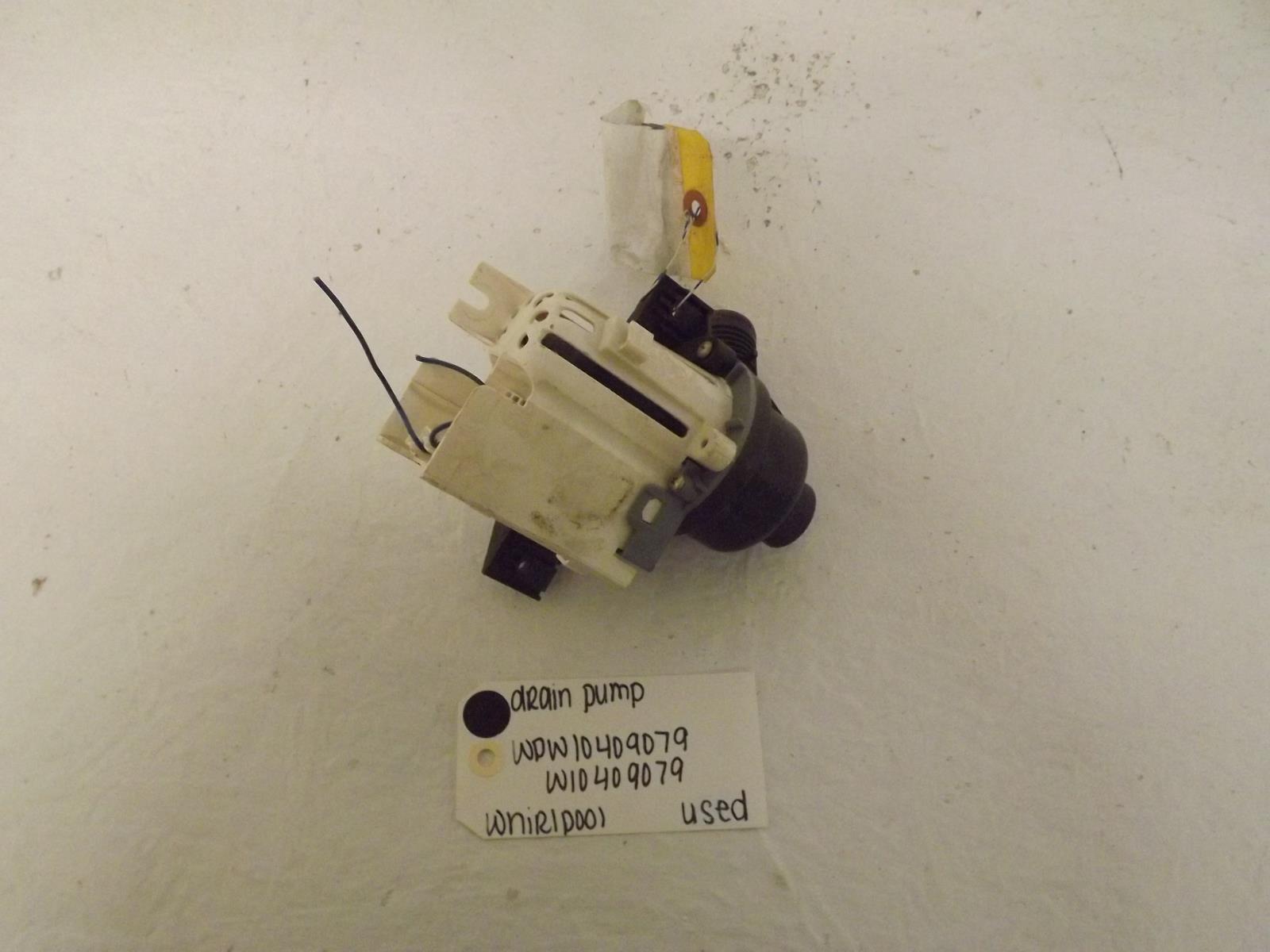 Whirlpool Washer WPW10409079 W10409079 Drain Pump Used Whirlpool Washer WPW10409079 W10409079 Drain Pump Used